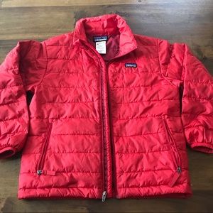 Patagonia Boys Red Down Jacket